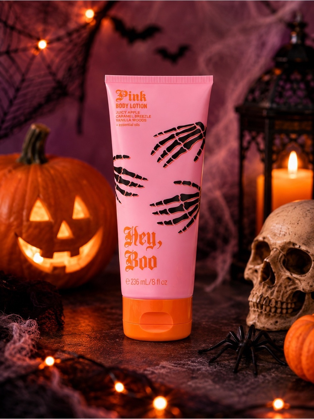 Victoria’s Secret PINK Hey Boo Body Lotion 8 oz NEW Halloween - Picture 2 of 6